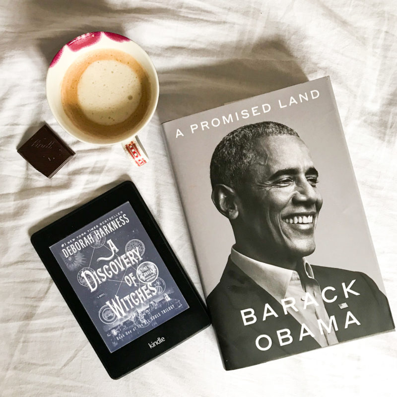 Currently Reading: Obama’s A Promised Land und A Discovery of Witches